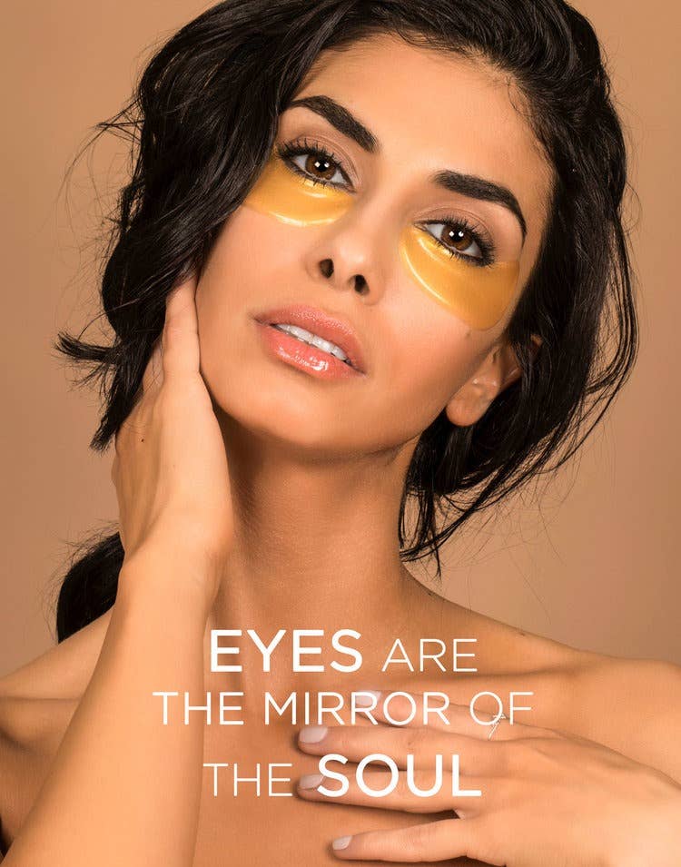 24KT Gold Eye Mask (Hyaluronic Acid + Vitamin A + Collagen)
