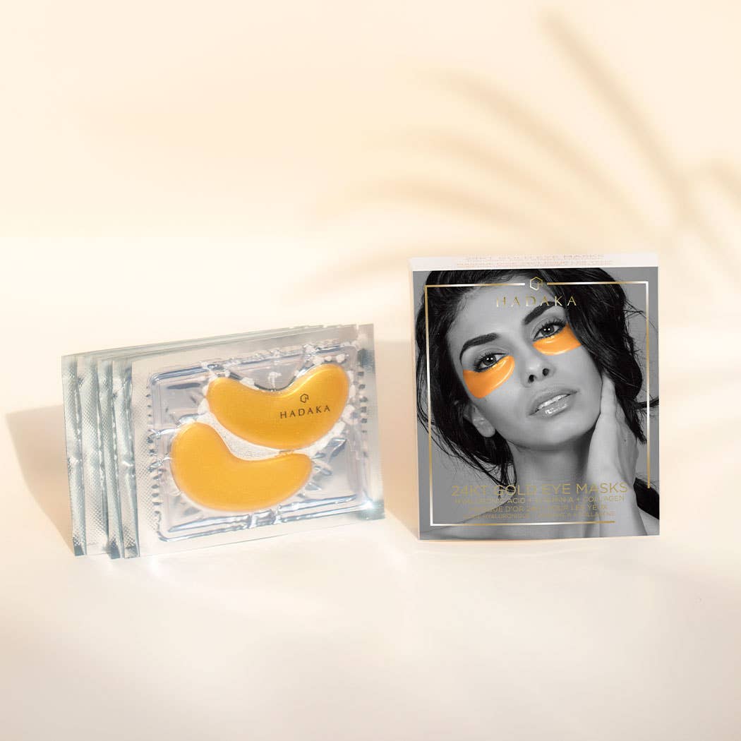 24KT Gold Eye Mask (Hyaluronic Acid + Vitamin A + Collagen)