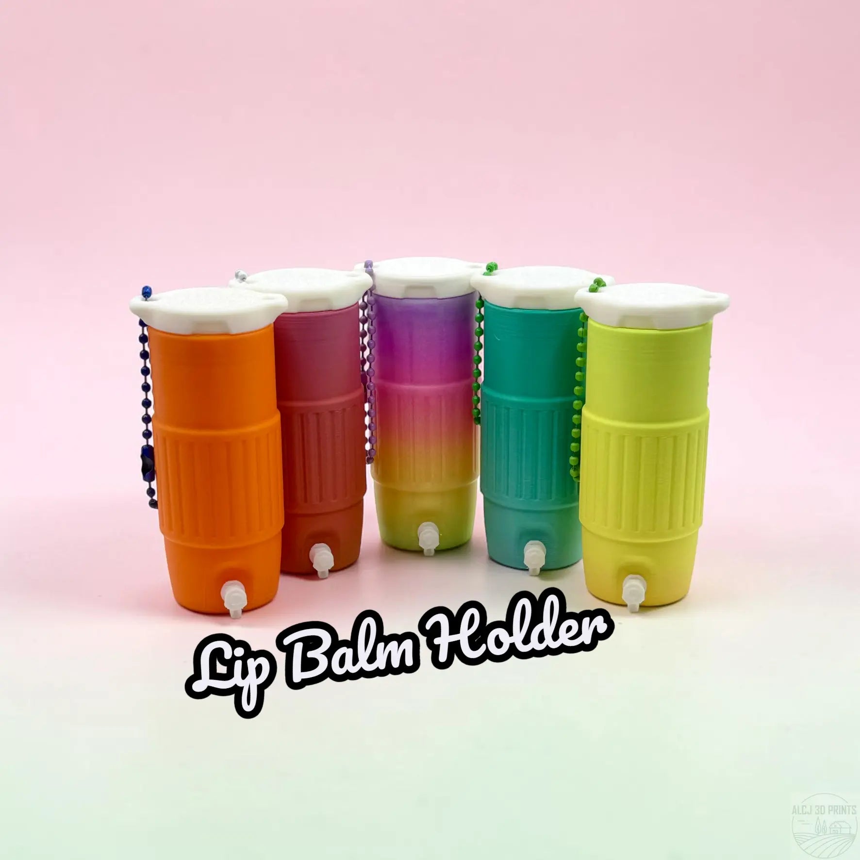 Lip Balm Holder with Keyring