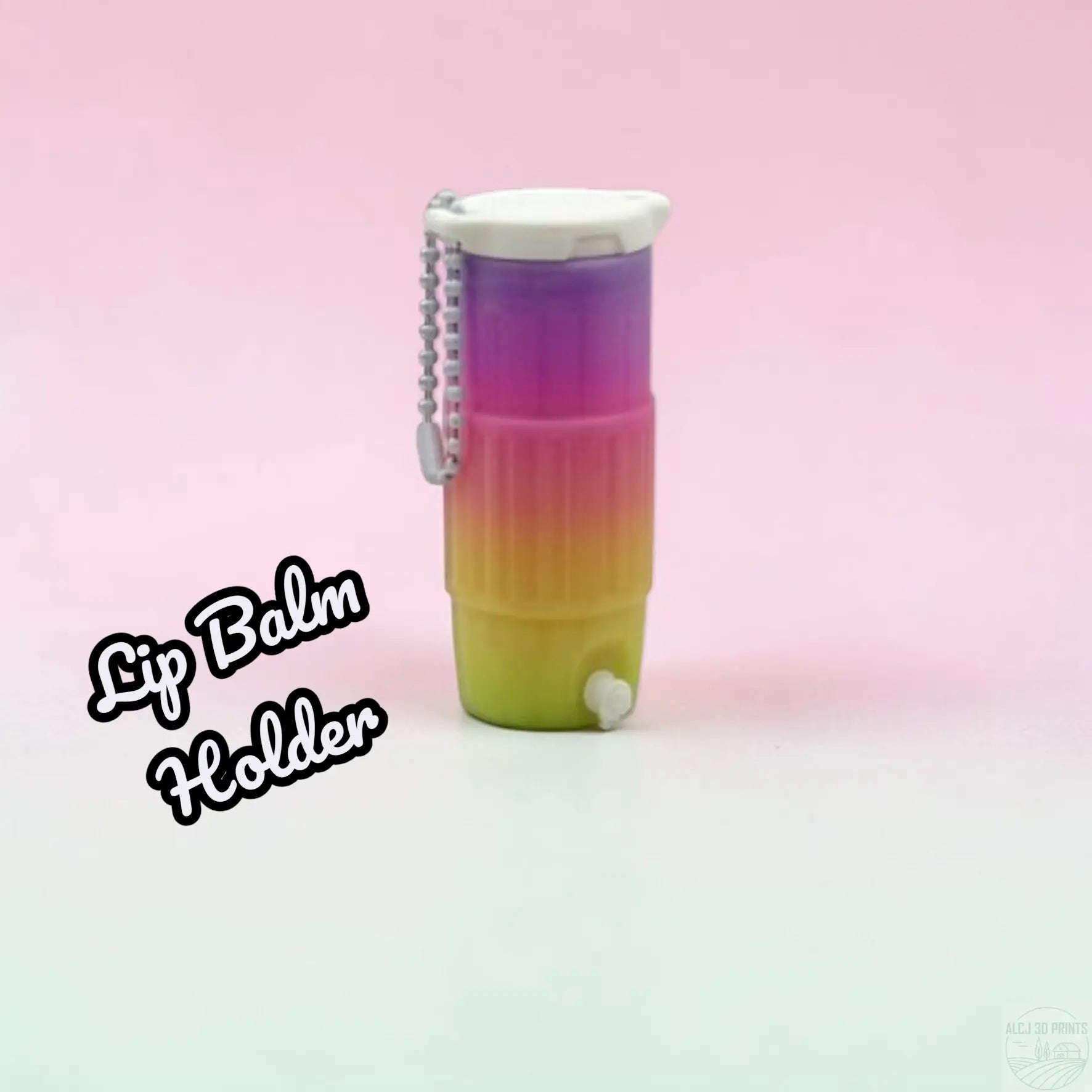 Lip Balm Holder with Keyring