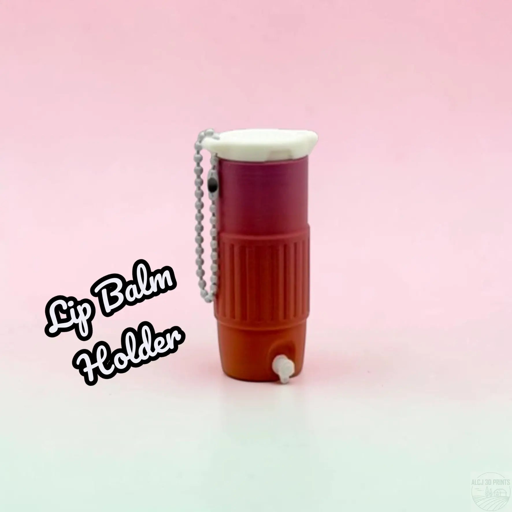 Lip Balm Holder with Keyring
