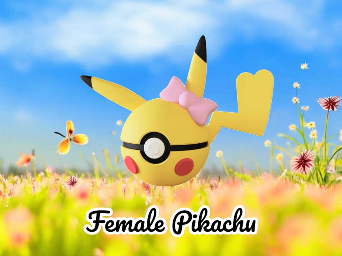 Female Pikachu PokeBall