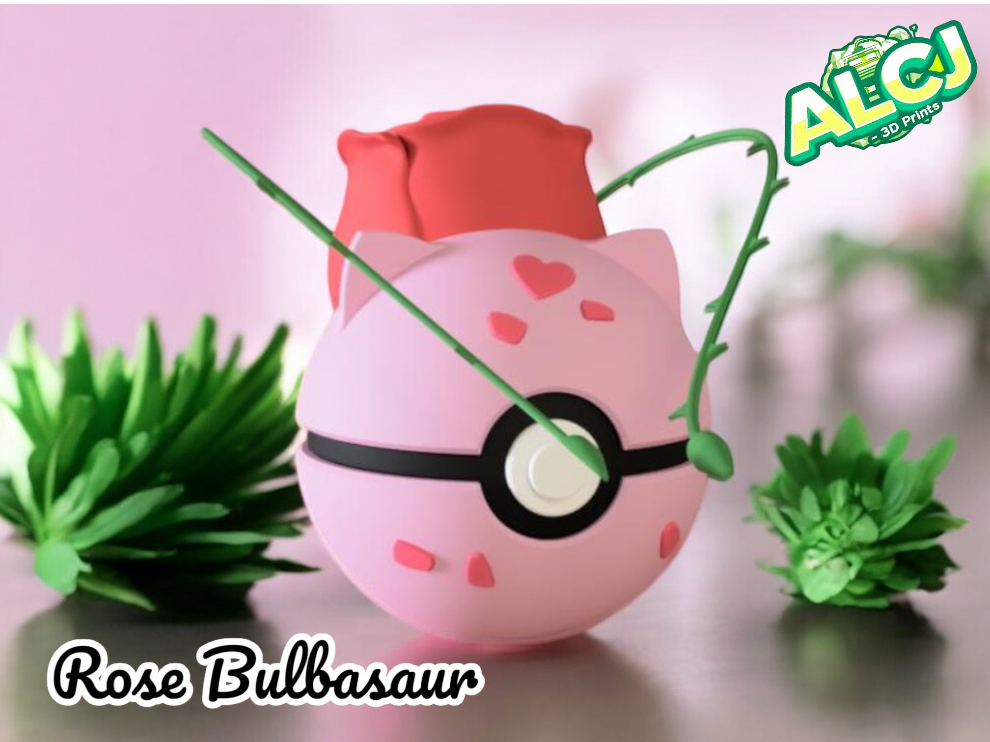 Rose Bulbasaur PokeBall
